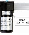 Heavy Hitter Linear Actuator For Power Recliner Lift Chair Motor Replacement Smooth DC Drive detail showing KDPT005-153 model specifications.