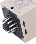 Pro Grade Time Delay Relay Timer Adjustable Cycle Control Module JDM48 11 For Industrial Machinery And Automation Systems AC380V Durable Plastic Housing, rear pins
