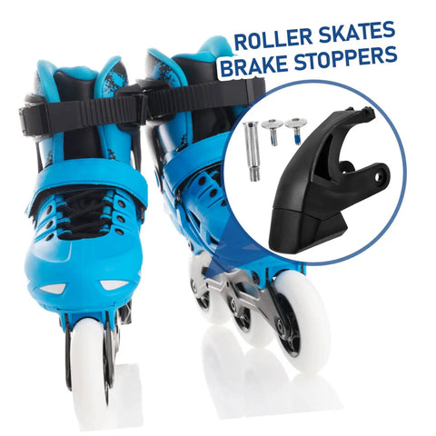 Roller Skate Brake Stopper Replacement Pad With Screws For Universal Inline Skates Easy Install For Smooth Stable Stops On Most Skates