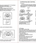 Instruction manual for DIY RC Helicopter Spare Parts Kit with Enclosure, Propellers, Receiver Board, showing remote control operations.
