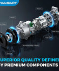 Oem Style Ac Compressor Direct Drop In Replacement For Honda Odyssey Pilot Ridgeline And Acura Mdx Zdx detailed view of components.