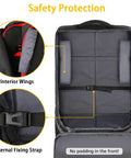 Padded Car Seat Travel Bag For Airplane Travel With Shoulder Strap Heavy Duty Carrier Fits Most Major Brands Lightweight