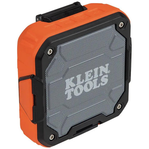 Rugged Bluetooth Speaker With Magnetic Strip And Hook, Rechargeable, Wireless And Aux Capable, Hands Free, front view