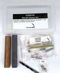 Slimline Pen Kit Starter Set with case, 7mm drill bit, bushings, and wood blocks for wood turning beginners
