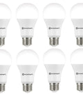 8-Pack LED Dimmable A19 Light Bulbs, 1680 Lumens, 3000K Bright White, 15W Actual, 100W Equivalent, E26 Base