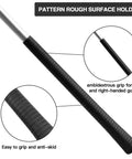 Close-up of All In One Adjustable Mini Golf Putter Set handle showing ambidextrous grip texture for secure hold