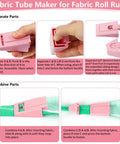 2 Pack Upgraded Bias Tape Makers Fabric Tube Maker For Diy Rugs And Binding Tape In Quilting And Sewing Projects instructions