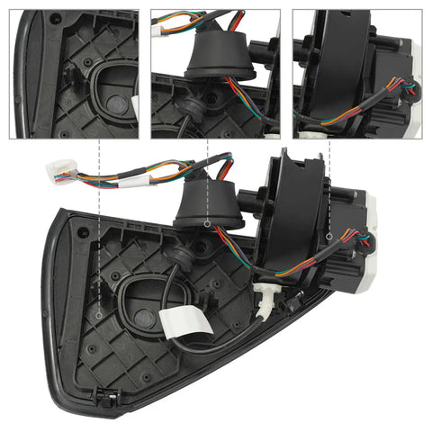 Slick Black And Red Charge Port Door Replacement For 2017 To 2023 Tesla Model 3 And 2020 To 2023 Model Y Left Driver Side wiring details.