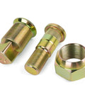 Sweet 6PC Wheel Nuts Stud Kit Fits Rear Left Side For Isuzu NPR NPR HD NQR NRR Trucks Replaces 8-97147-614-2 And 8-97359-810-0 Plugs Right In. zinc-plated wheel studs and nut