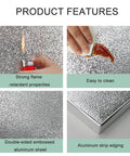 Product features of 2cm Thick Aluminum Heat Shield Mat With Flame Retardant Insulation For Ovens And Stoves, 50x100cm