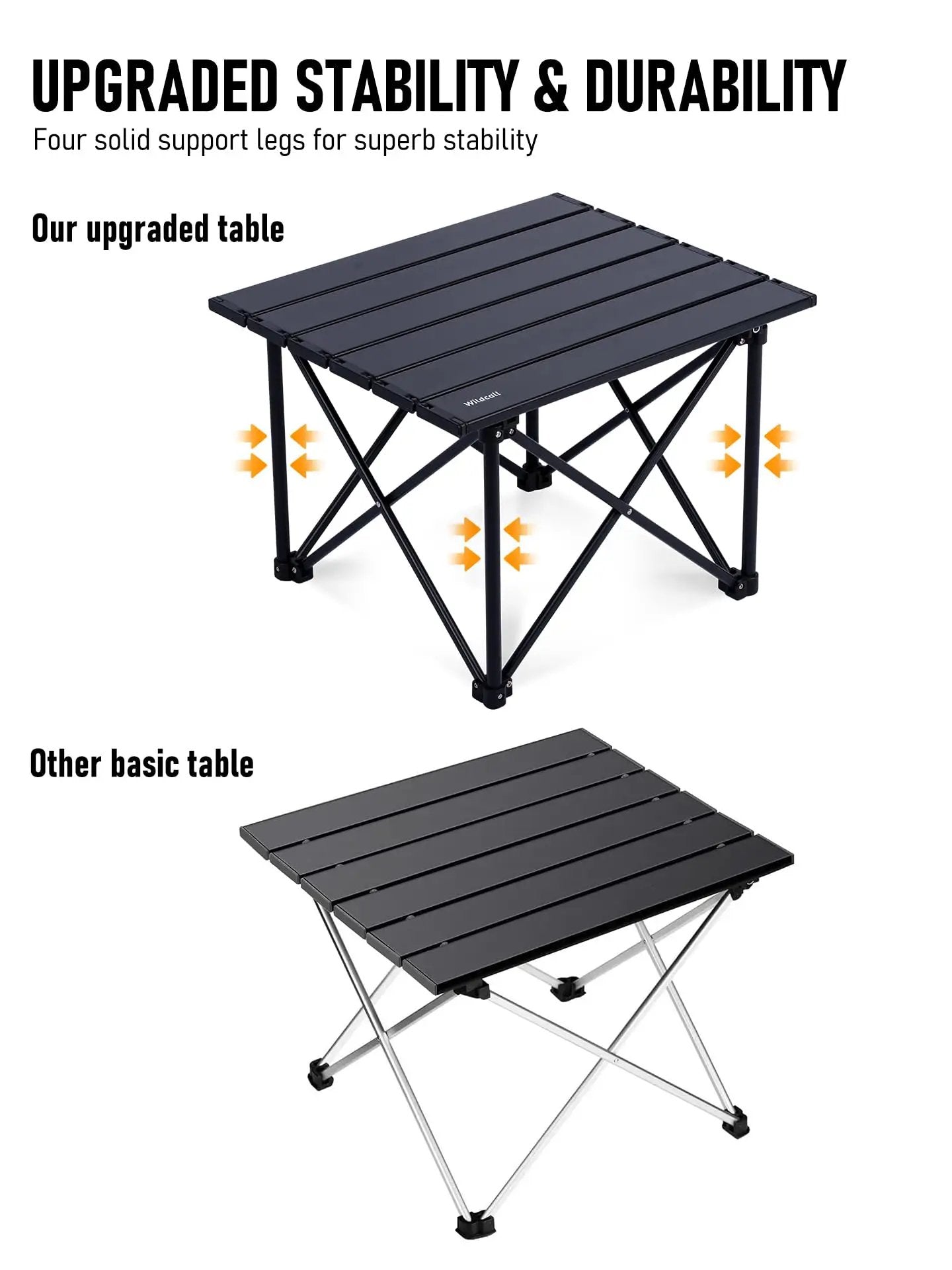 Ultralight Camping Table, Indoor/Outdoor, Lightweight ✓