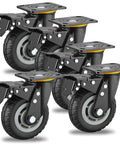 Heavy Duty Office Chair Wheels Replacement With Precision Ball Bearings Smooth Rolling Polyurethane Tires for desk chairs.