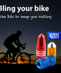 Black Metal Valve Caps For Presta Valves Dope Screw On Protection To Guard Valve Cores While Upgrading Your Bike Look