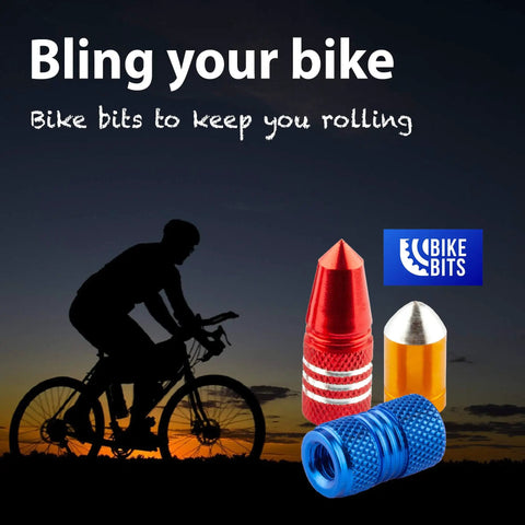 Black Metal Valve Caps For Presta Valves Dope Screw On Protection To Guard Valve Cores While Upgrading Your Bike Look