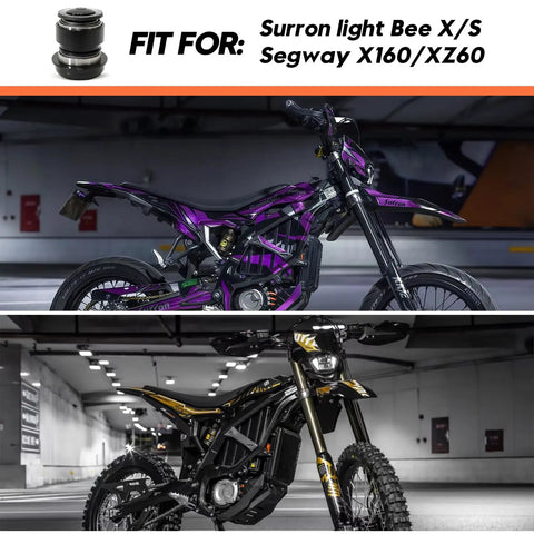 Upgraded Fork Headset Bearing Kit For Light Bee X S Sur Ron Electric Dirt Bike, compatible with Segway X160/XZ60