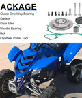 Flywheel Puller Tool And Starter Clutch One Way Bearing Gear Gasket Kit For YFM660R Raptor 660R with quad in background