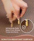 Close-up of scratch-resistant surface on Anti Fatigue Kitchen Floor Mat 20 By 32 Inches Three Quarter Inch Thick Cushioned Ergonomic Standing Pad
