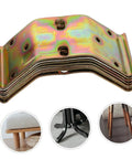 24 Pack Heavy Duty Corner Brackets For Cabinets And Woodwork With A No Drama Install Routine Fasten Everything Down Snug As A Bug Using Standard Bolts So Your Setup Stays Rock Solid All Year Long - assorted iron corner brackets stacked