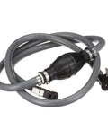 Marine Fuel Line Kit 6 Foot 3/8 Inch Hose With Tank and Engine Fittings Primer Bulb EPA Compliant CARB Approved