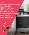 Stovetop Surface Element Receptacle And Wire Kit For Electric Ranges And Stoves 316580400 Replacement Part shown in kitchen
