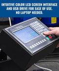 Control panel of Versa Cut 4x4 CNC Plasma Table With 40A Plasma Cutter And Cutting Torch All In One Pro Grade Dual Voltage System