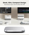 Upgrade Your Tech Loadout With This Slim USB4 NVMe SSD Enclosure Packing 40Gbps with sleek compact design next to Mac Mini M4.