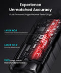 Internal view of Laser Measurement Tool With 229 Feet Range showcasing dual transmit technology and accurate calibration.