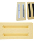 Lightweight PVC Hydrofoil Track Box Base for Surf and Windsurf Foils shown with precision groove design for wobble-free setup.