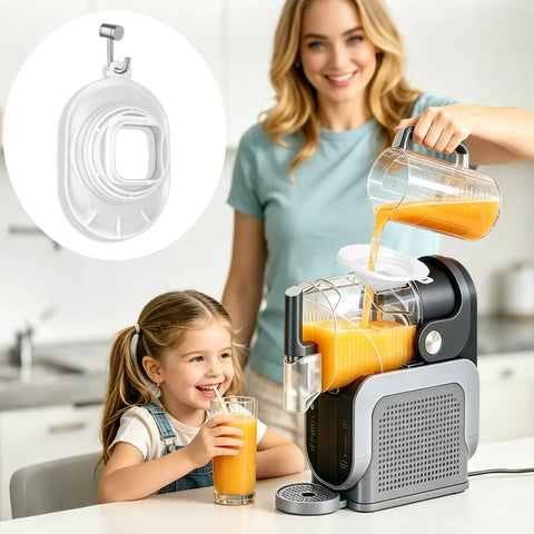 Foldable Silicone Funnel With Anti Splash Flow Hood For Ninja Slushie Machine Models FS300 FS301 NC700 NC701 NC500 NC300 NC301
