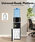 Top Loading Water Cooler With Three Temperature Options Hot Cold Warm For Three Or Five Gallon Bottles Stainless Steel Liner