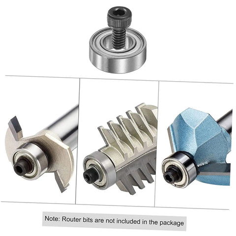 Top Mounted Router Bit Bearings Accessory Kit With Ball Bearing Guide For High Performance Water Resistant Design Repair And Upgrade