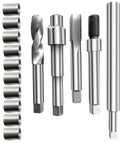 Complete M14x1.25 Thread Repair Kit With 150mm Extension Rod 10 Stainless Steel Inserts Deep Spark Plug Thread Repair
