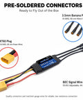 Beatles G2 20A Brushless ESC For RC Airplanes 2 To 4S With Built-In Switching BEC 5V And 6V 4A, connectors and wiring detail
