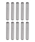 One Eighth Inch By Seven Eighth Inch Dowel Pins, Heat Treated Alloy Steel For Extra Hardness, Bright Finish, Precise Alignment, Rust Resistant