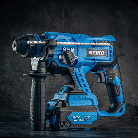 Beast Of A Cordless Rotary Hammer Drill with Brushless Motor SDS Plus 20V Battery and Fast Charger A Real Workhorse for Demolition