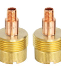 Gas Lens Collet Body 45V64S Three Thirty Second Inch TIG Torch Consumables Kit for WP 17 18 26 Series, copper construction