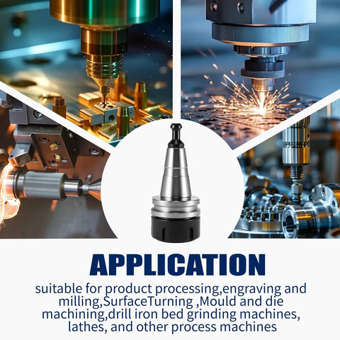 Pro Grade ISO30 ER32 Collet Chuck G2.5 Balanced Tool Holder 30000Rpm High Speed Milling Lathe Adapter with applications in machining.