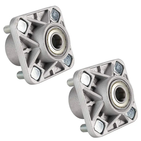 Straight Swap Aluminum Front Wheel Hub Assembly for EZGO RVX Golf Cart 2008 Up Gas Electric Set of Two Heavy Duty close-up view