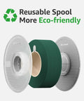 PLA Basic Filament 1.75mm 1kg Spool For 3D Printing, reusable eco-friendly spool with smooth finish and strong layer adhesion