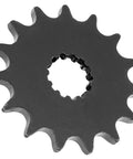 Close-up of front sprocket from Red Drive Chain And Sprocket Kit For Kawasaki Ninja 650R EX650A 2006 2008 And EX650C 2010 2011 With Master Link