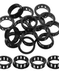 15 Pcs Round Cable Snap Grommets One And A Quarter Inch Thirty Two Millimeter Plastic Cable Hole Grommets For Wiring Black Snap In Cord Bushing