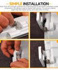Two Pack Fridge Door Springs For Vertical Frame Hinges Replacement PS6011724 And 3031611 installation