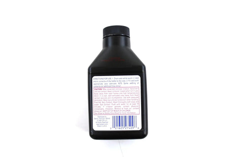 Limited Slip Axle Lubricant Additive Standard Four Ounce Tube with usage instructions on the back.