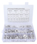 470 Piece Aluminum Alloy Sealing Washer Kit For Auto And Home Use With Rust Resistant Round Flat Washers Set And 18 Standard Sizes