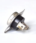 Side view of Drop In Limit Switch For RV Furnace 190F With Three Sixteenths Inch Terminals Replacement Part 31091 Safe Overheat Protection
