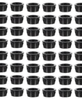 200 Pcs Nylon Cable Bushing Grommets Snap In Wire Protector Kit For Network Distribution Boxes And Office Setup Black Heavy Duty Wear Resistant Gear To Keep Cables Safe And Neat, black nylon grommets set