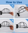 Step-by-step installation of Six Pack Slat Wall Hat Display Racks Wire Headwear Organizer For Baseball Caps Beanies Wigs Metal Slatwall Accessories Ideal For Home Retail Store And Warehouse Black