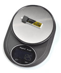 4 Pack 450mAh 1S 3.8V LiHV 95C LiPo Batteries with BT 2.0 Connector on digital scale showing weight in grams