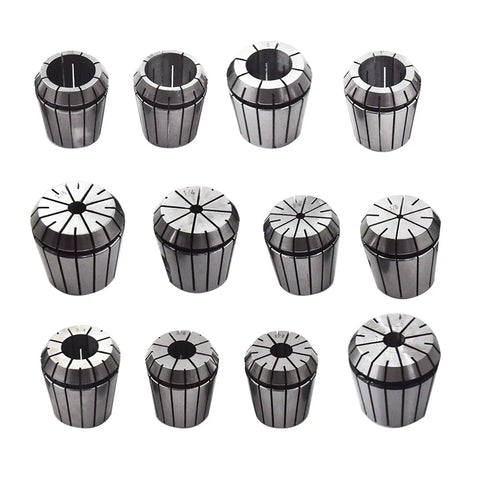 12-piece ER40 Spring Collet Set 1/8 to 1-1/8 Inch Carbon Steel CNC Workholding Kit For Engraving Milling And Lathe Tools