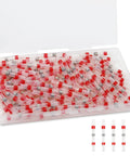 Open box displaying 120 Pcs Solder Seal Wire Connectors Kit For 22 18 AWG Heat Shrink Waterproof Butt Connectors.